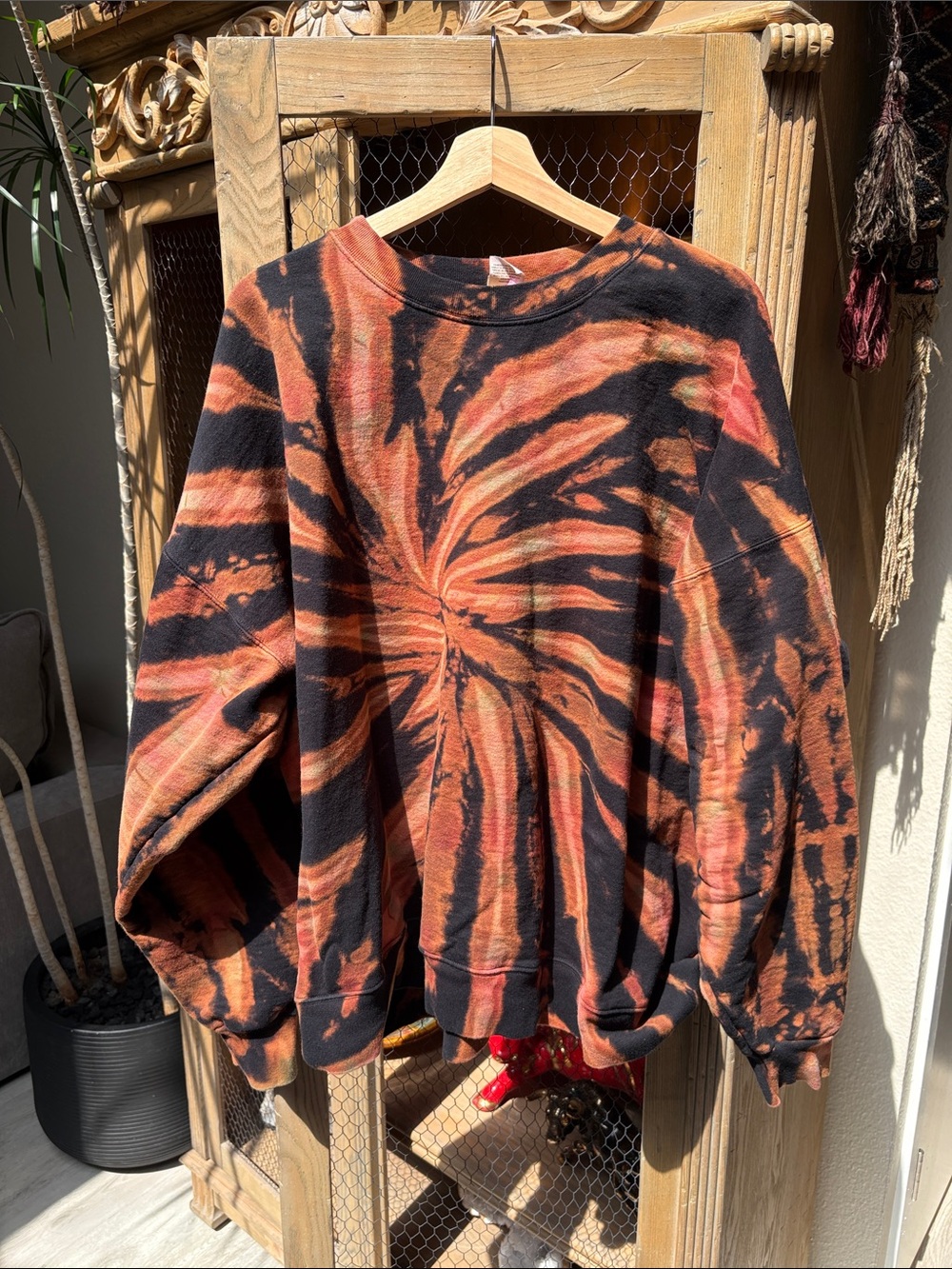 Hanes Tie Dye Crewneck Sweatshirt